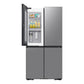 Samsung RF23DB9600QL Bespoke Counter Depth 4-Door Flex™ Refrigerator (23 Cu. Ft.) With Beverage Center ™ In Stainless Steel - (With Customizable Door Panel Colors)
