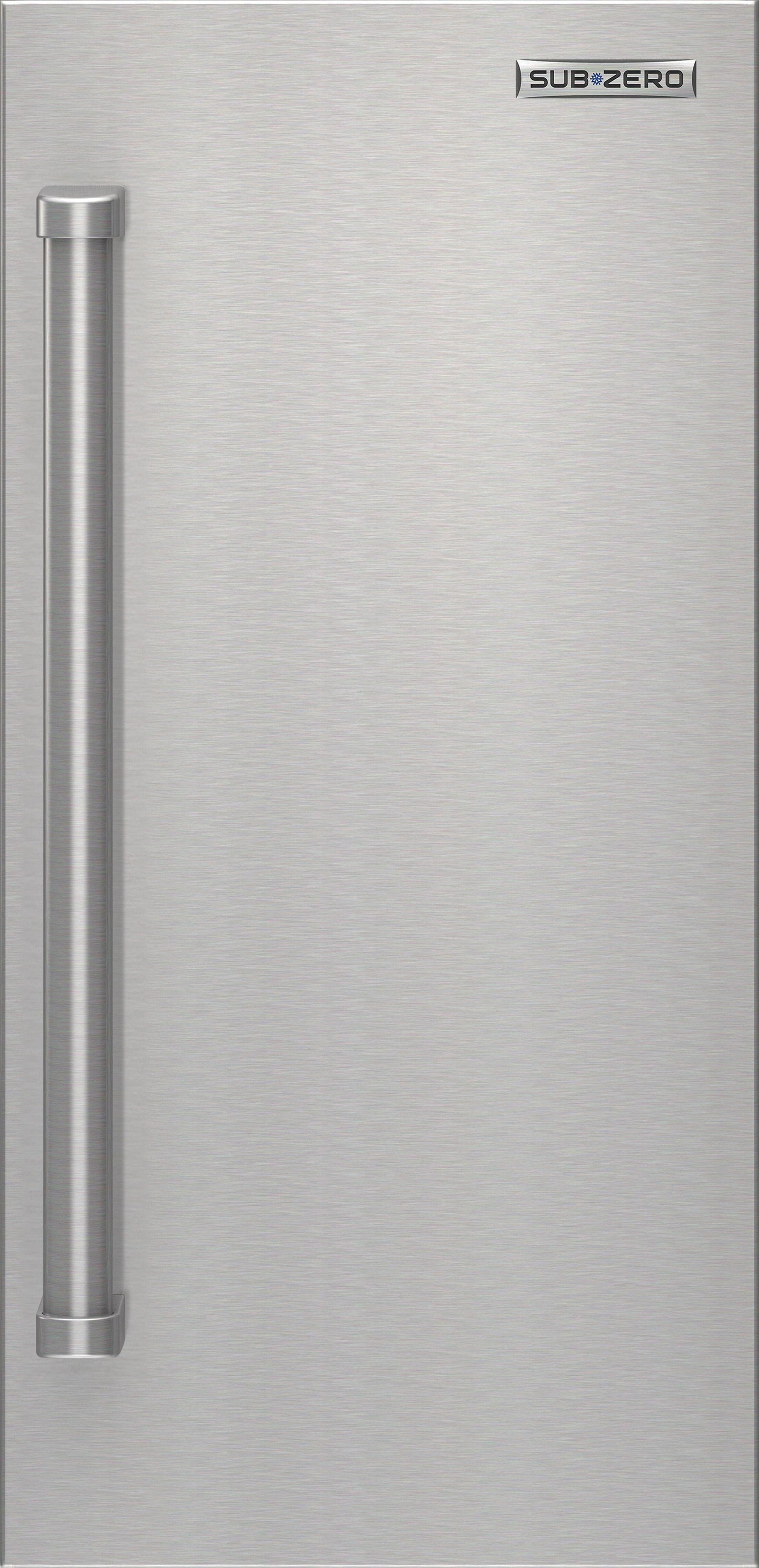 Sub-Zero 7043658 15" Outdoor Stainless Steel Door Panel With Pro Handle - Right Hinge