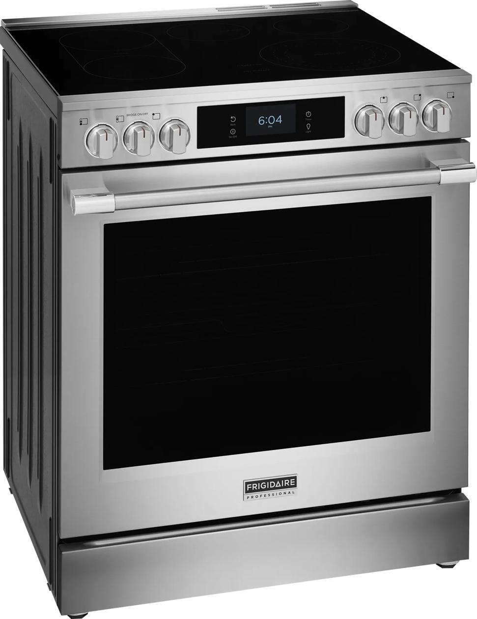 Frigidaire PCFE3085BF 30" Electric Range With Stone-Baked Pizza