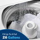 Ge Appliances GTW525ACWWB Ge® 4.3 Cu. Ft. Capacity Washer With Stainless Steel Basket,5-Yr Limited Warranty​
