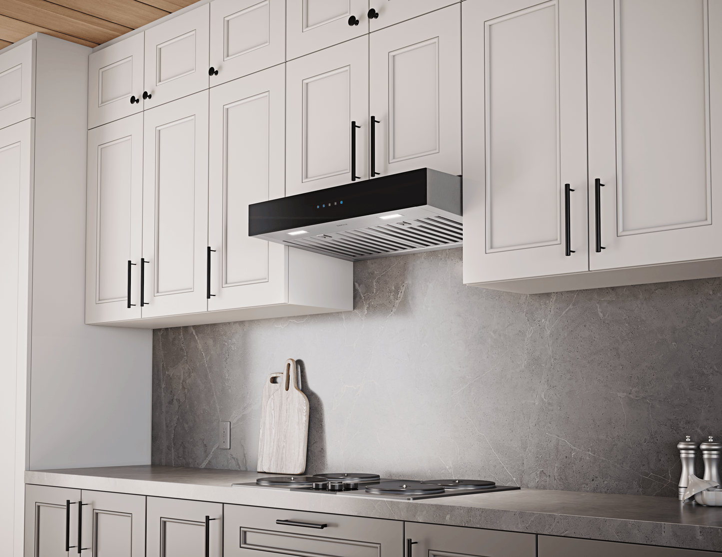 Zephyr ZVTE30ABG Vetro, Uc, 30In, Black Glass, Act