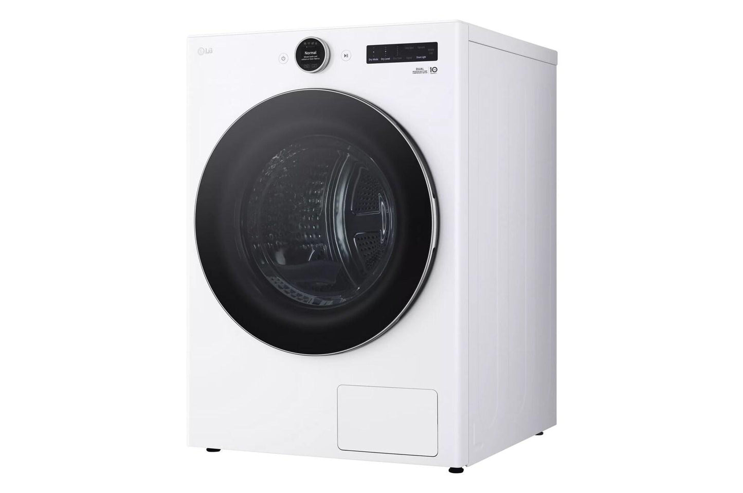 Lg DLHC5502W 7.8 Cu. Ft. Mega Capacity Smart Front Load Dryer With Dual Inverter Heatpump&#8482; Technology And Inverter Direct Drive Motor System