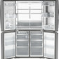 Ge Appliances PAD28BYTFS Ge Profile™ Series Energy Star® 28.4 Cu. Ft. Quad-Door Refrigerator With Dual-Dispense Autofill Pitcher