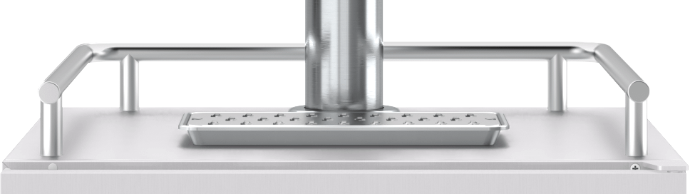 Zephyr PRKRAIL0124SS Presrv Kegerator Drink Guardrail, 24In, Ss