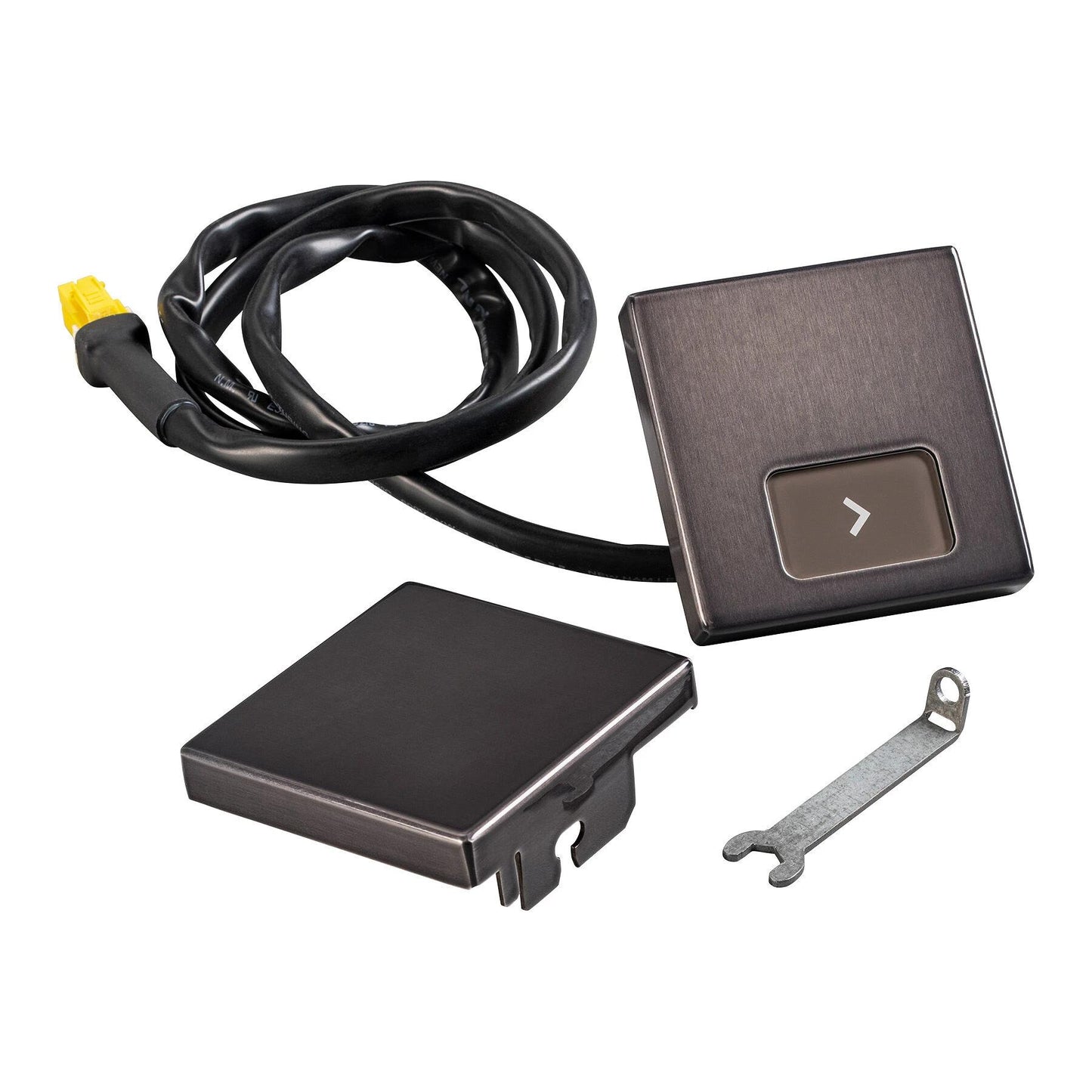 Best Range Hoods ATTD2BLS End Cap Trim Extension For Flat-Top D49M Downdraft Range Hoods, Black Stainless Steel