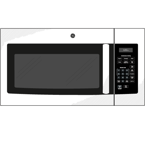 Ge Appliances JVM3160RTSS Ge® 1.6 Cu. Ft. Over-The-Range Microwave Oven
