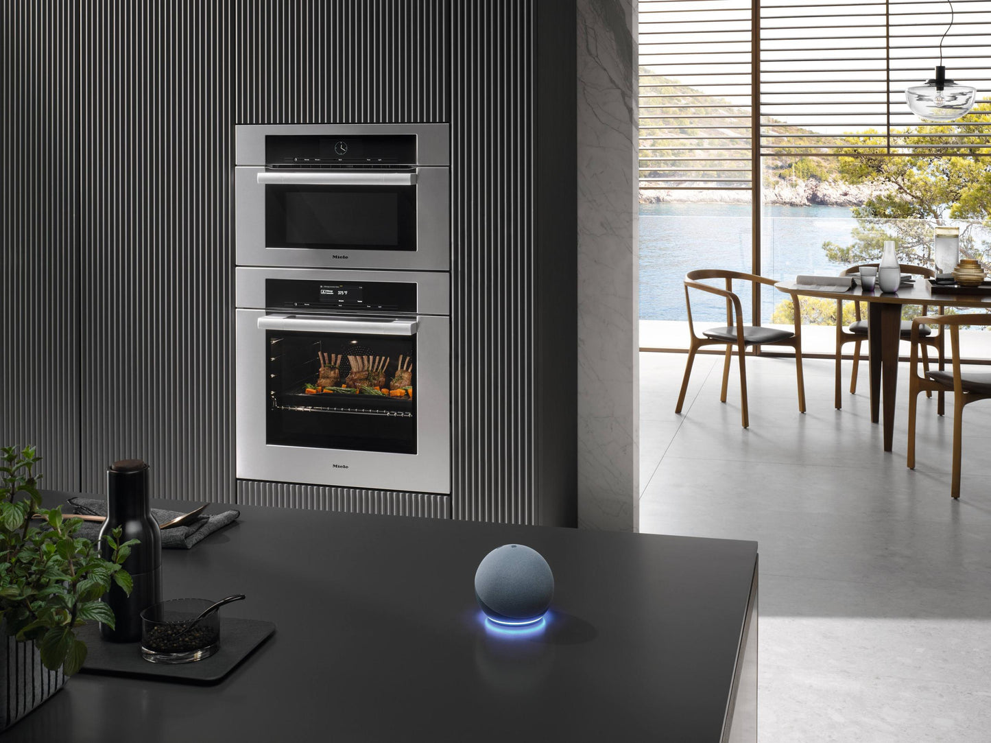 Miele H7780BPCTS H 7780 Bp Clean Touch Steel - 30 Inch Convection Oven In A Combinable Design With Wireless Precision Probe.