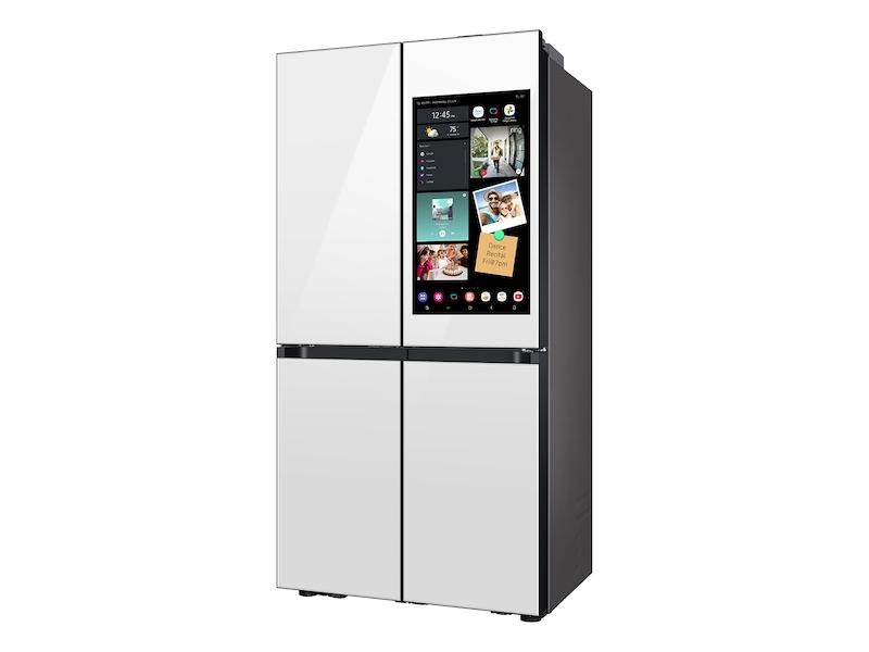 Samsung RF23DB990012AA Bespoke Counter Depth 4-Door Flex&#8482; Refrigerator (23 Cu. Ft.) With Ai Family Hub+&#8482; And Ai Vision Inside&#8482; In White Glass
