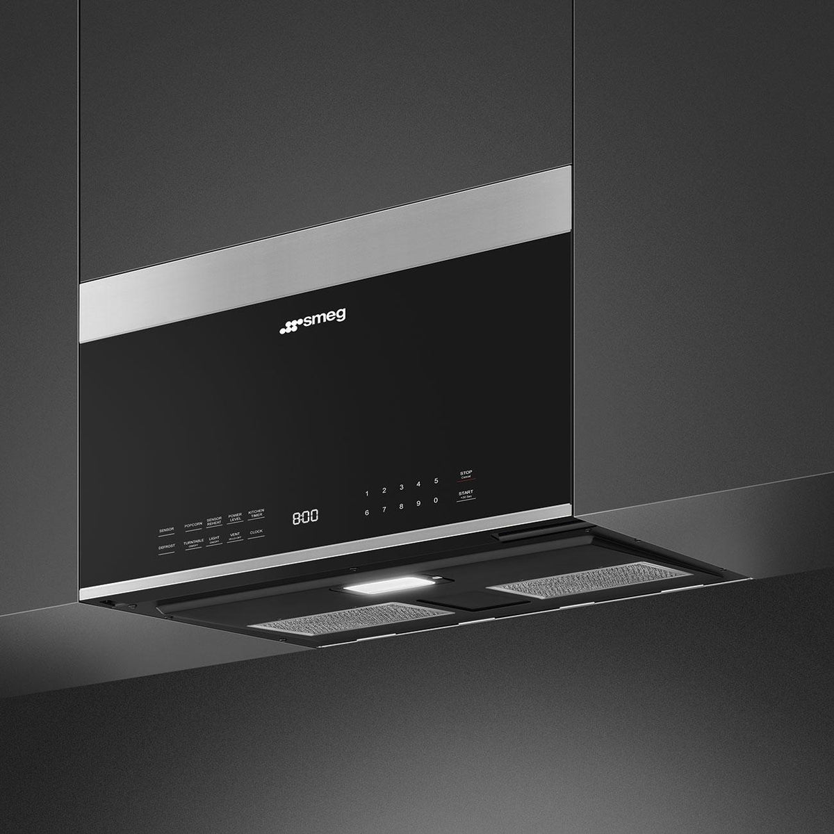 Smeg OTR24XU Microwave Oven Stainless Steel/Black Otr24Xu