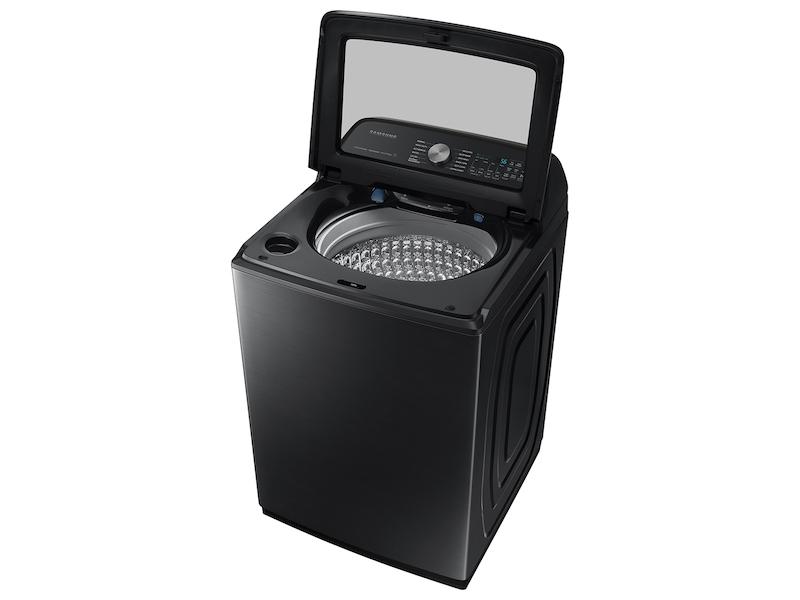 Samsung WA52DG5500AVUS 5.2 Cu. Ft. Large Capacity Smart Top Load Washer With Super Speed Wash In Brushed Black