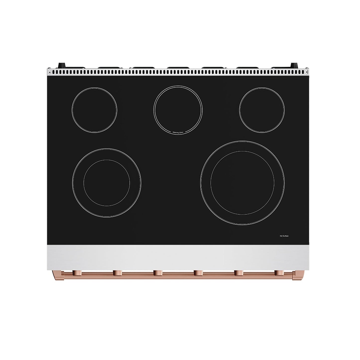 Thor Kitchen RSE36PRSG 36 Inch Professional Electric Range In Stainless Steel/Rose Gold Gordon Ramsay Series