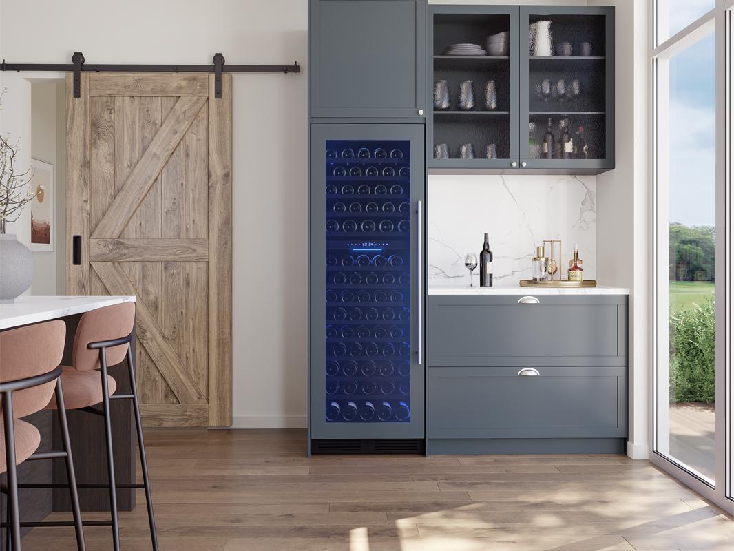 Zephyr PRW24F02CPG 24" Full Size Panel Ready Dual Zone Wine Cooler