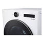 Lg DLHC5502W 7.8 Cu. Ft. Mega Capacity Smart Front Load Dryer With Dual Inverter Heatpump™ Technology And Inverter Direct Drive Motor System