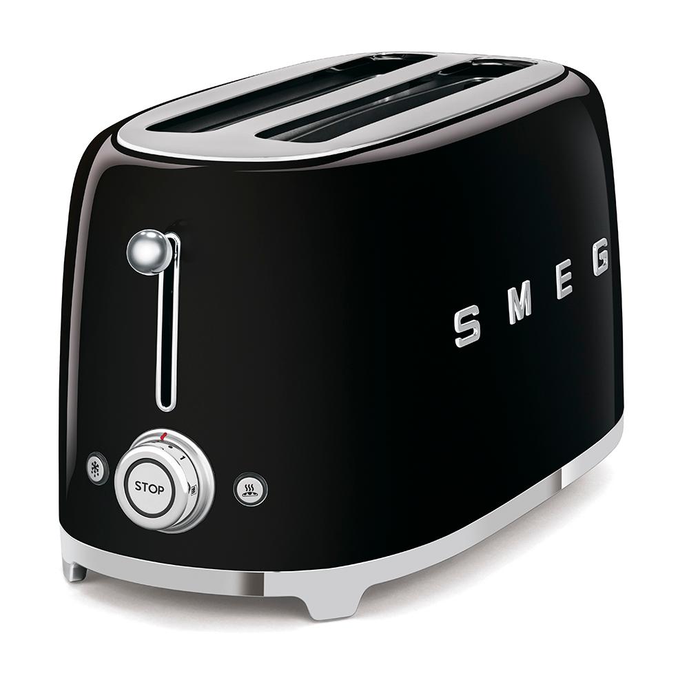 Smeg TSF02BLUS Toaster Black Tsf02Blus
