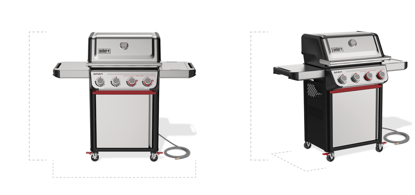 Weber 1502223 Spirit® S-425C Gas Grill (Natural Gas) - Stainless Steel