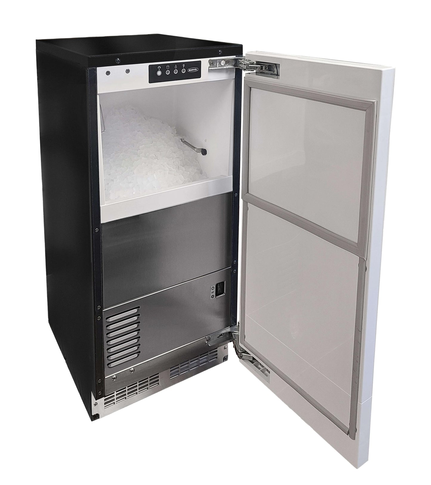 Marvel MANP415IS01A 15 Inch Low Profile Nugget Ice Machine With Door Style - Panel Ready