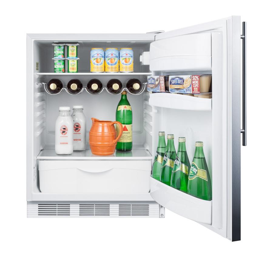 Summit FF61WSSHVADA 24" Wide All-Refrigerator, Ada Compliant