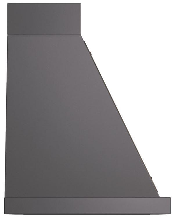 Ilve UANB30MGB Nostalgie 30 Inch Matte Graphite Wall Mount Range Hood