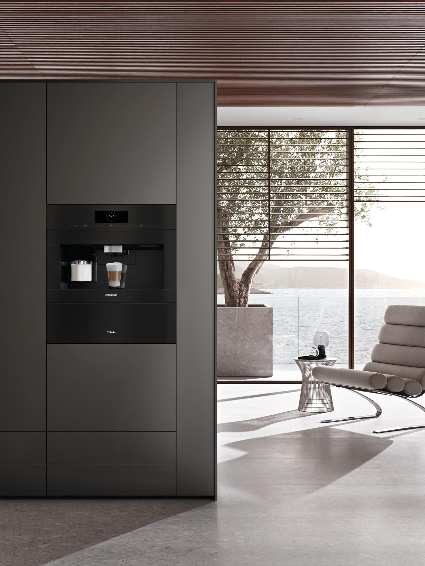 Miele CVA7875OB Cva 7875 - Built-In Coffee Machine With Directwater Perfectly Combinable Design With Coffeeselect + Autodescale For Highest Demands.
