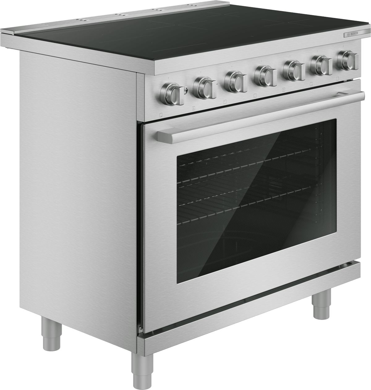 Bosch HIS5657U 500 Series, Induction Freestanding Range Cooker, 36'', Stainless Steel