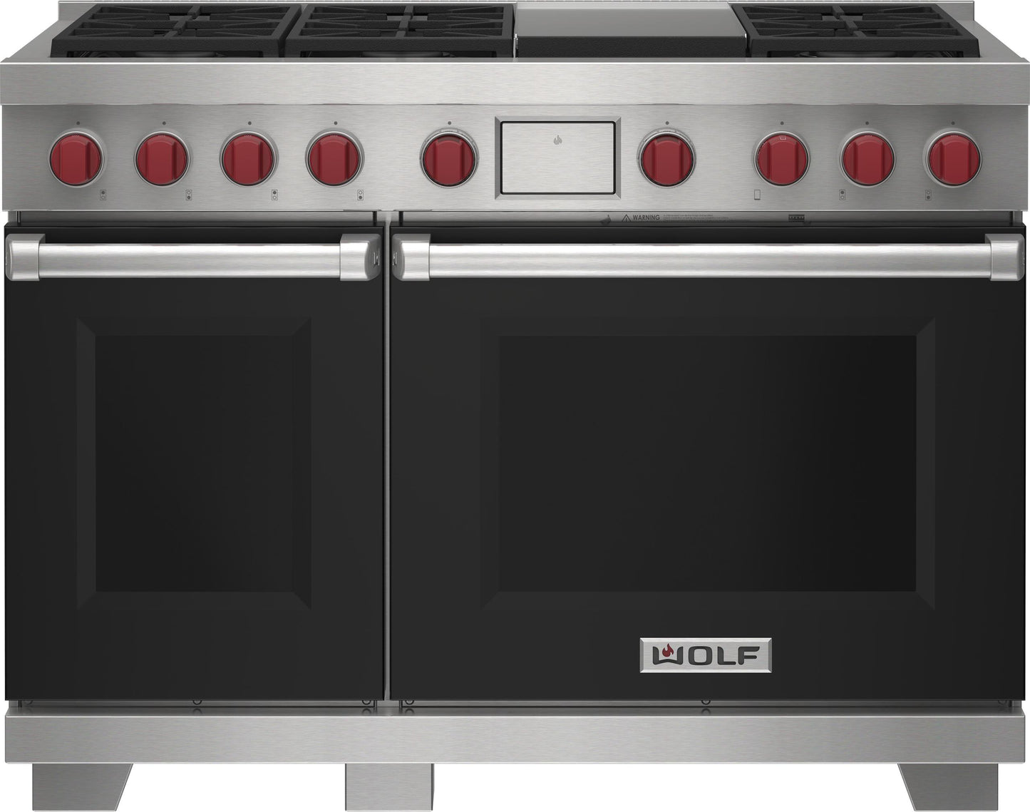 Wolf DF48650GWHPLP 48" Dual Fuel Range - 6 Burners And Infrared Griddle
