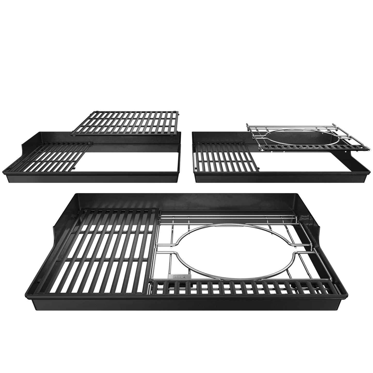 Weber 7856 Weber Crafted Porcelain-Enameled Cast-Iron Cooking Grates - Spirit 300 Series, Searwood 600 And Smokefire Ex4