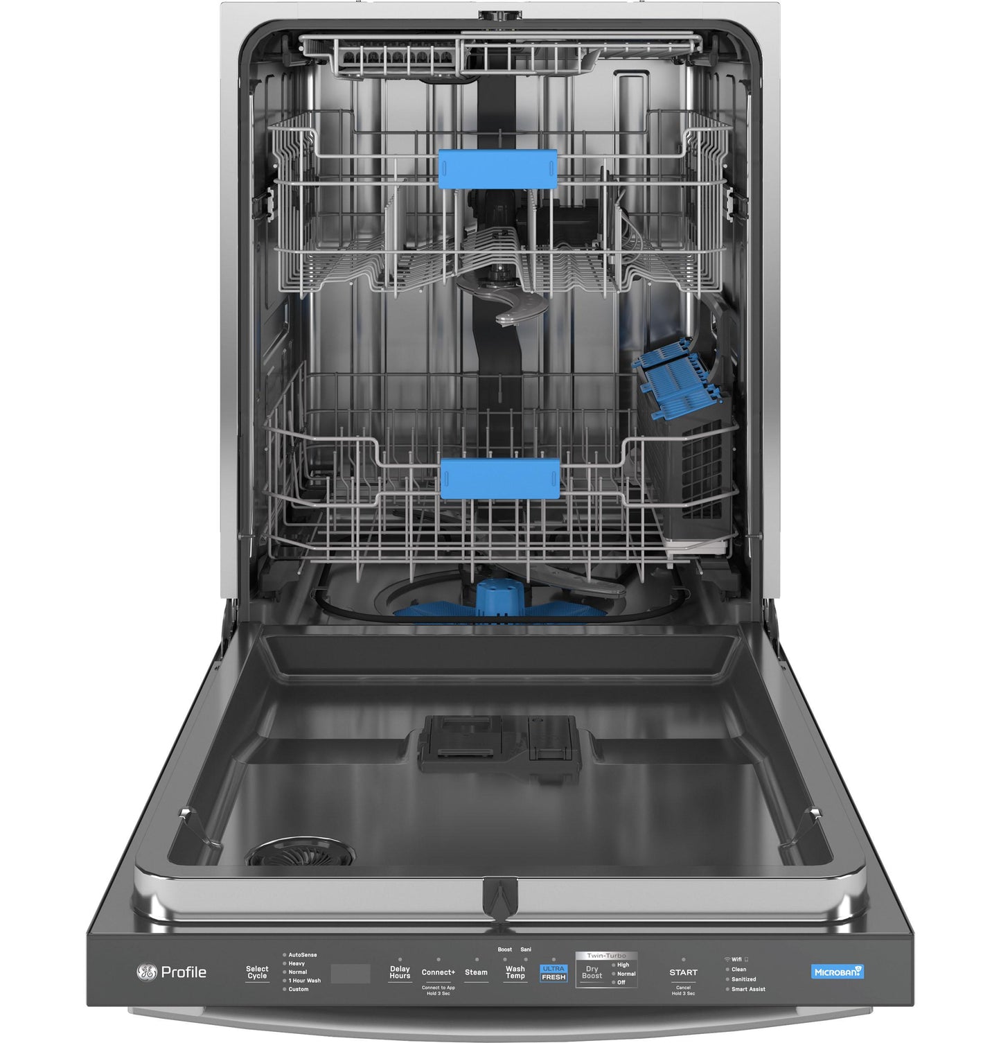 Ge Appliances PDT795SYVFS Ge Profile&#8482; Energy Star Smart Ultrafresh System Dishwasher With Microban&#8482; Antimicrobial Technology With Deep Clean Washing 3Rd Rack, 39 Dba