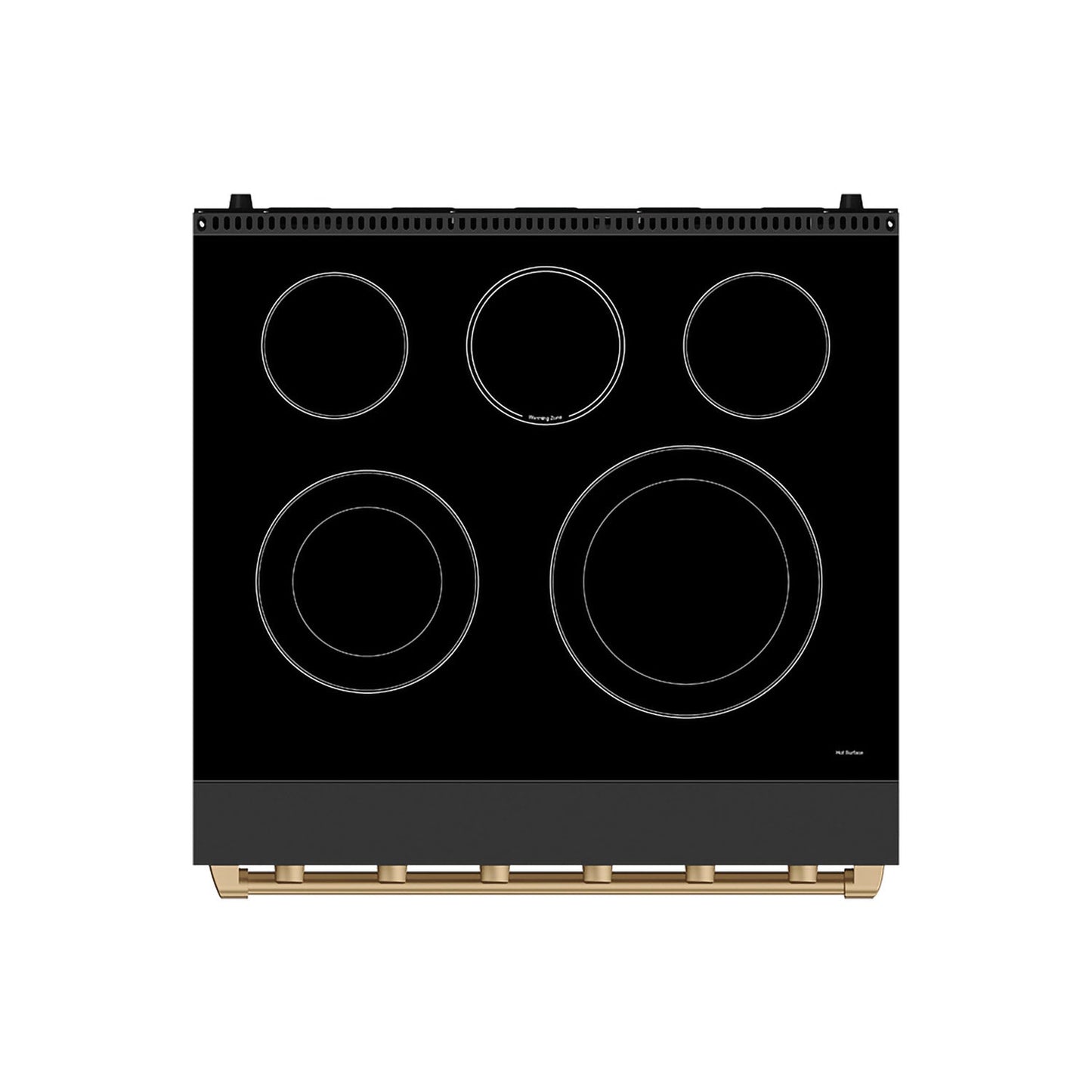 Thor Kitchen RSE30PBBRZ 30 Inch Professional Electric Range With Precision Knob Control In Black And Bronze Gordon Ramsay Series