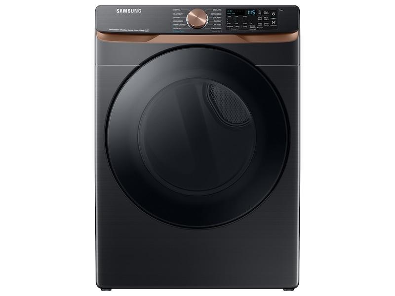 Samsung F1679514478305 Extra Large Capacity Smart Front Load Washer And Gas Dryer Set With Super Speed Wash, Steam Sanitize+, And Sensor Dry In Brushed Black