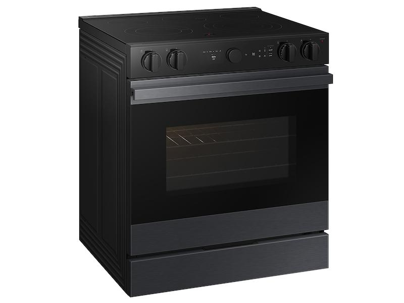 Samsung NSE6DG8500MT Bespoke 6.3 Cu. Ft. Smart Slide-In Electric Range With Air Sous Vide & Air Fry In Matte Black Steel