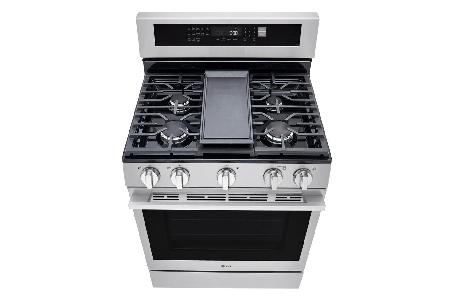 Lg LRGN6325X 6.3 Cu. Ft. Smart Wi-Fi Enabled Probake Convection® Gas Range With Air Fry & Easyclean®