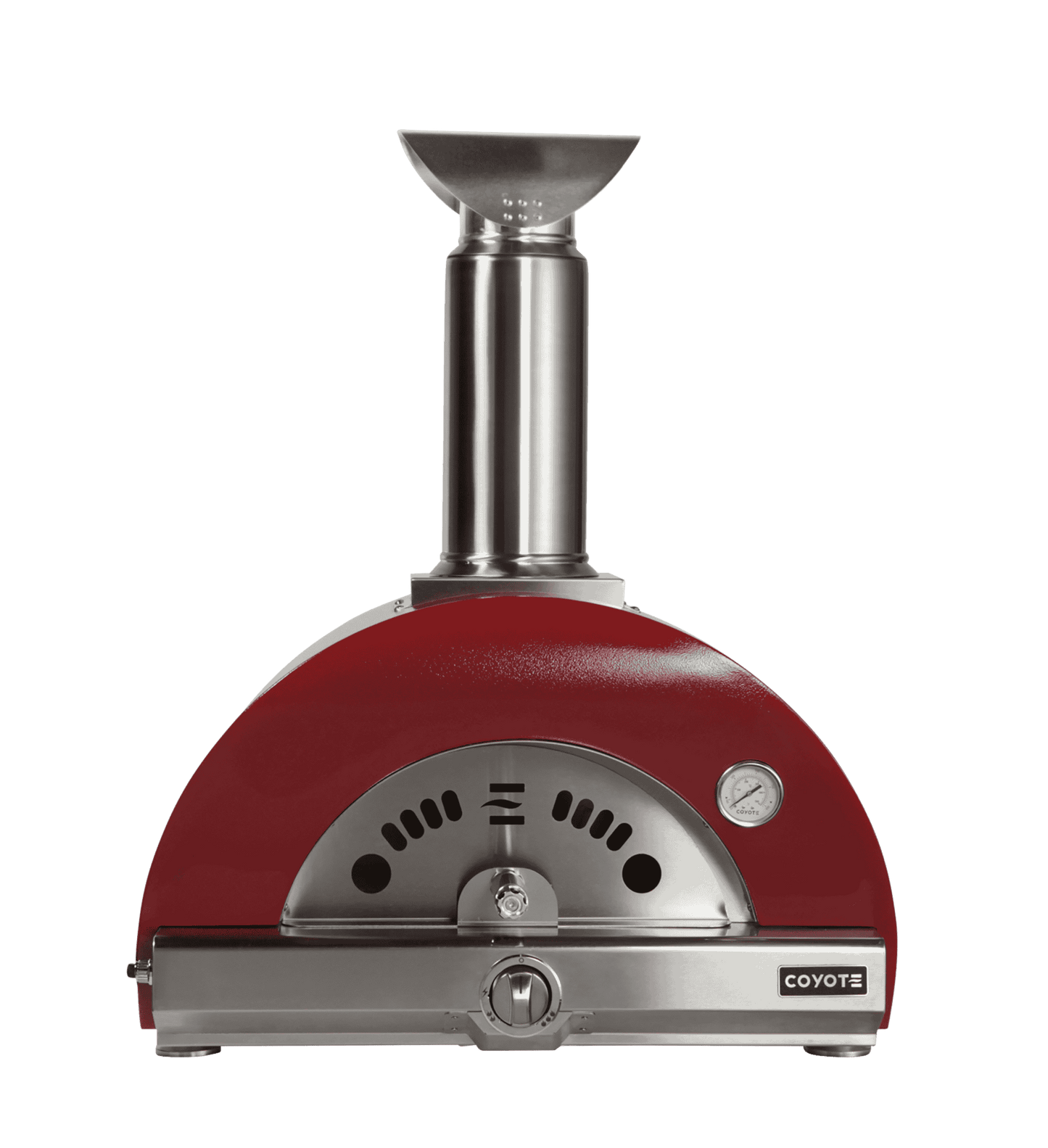 Coyote C1PZ30HRNG 30" Hybrid Multi-Fuel Pizza Oven (Red)