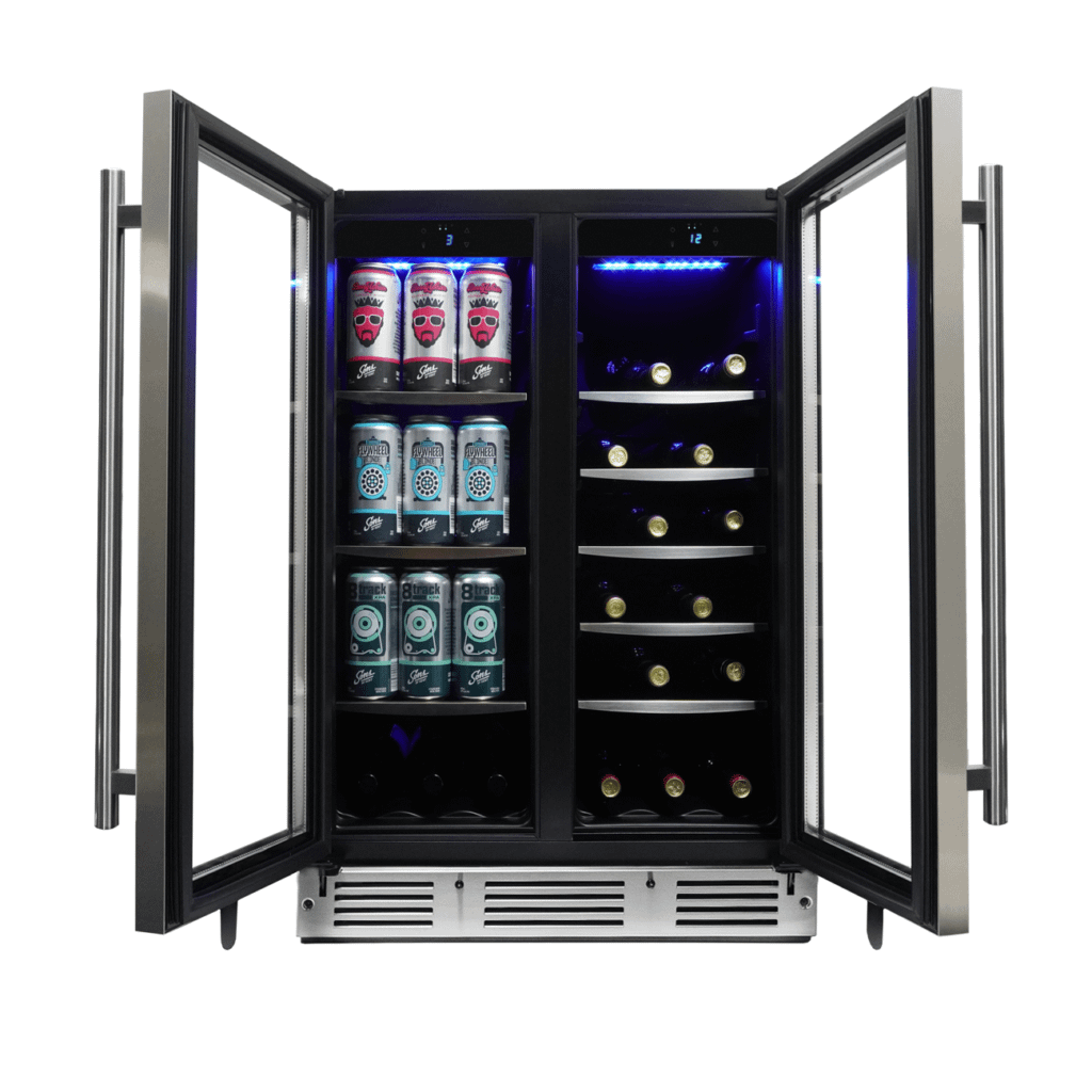 Danby DBC051D1BSS Danby 24 Under Counter French Door Beverage Center In Stainless Steel