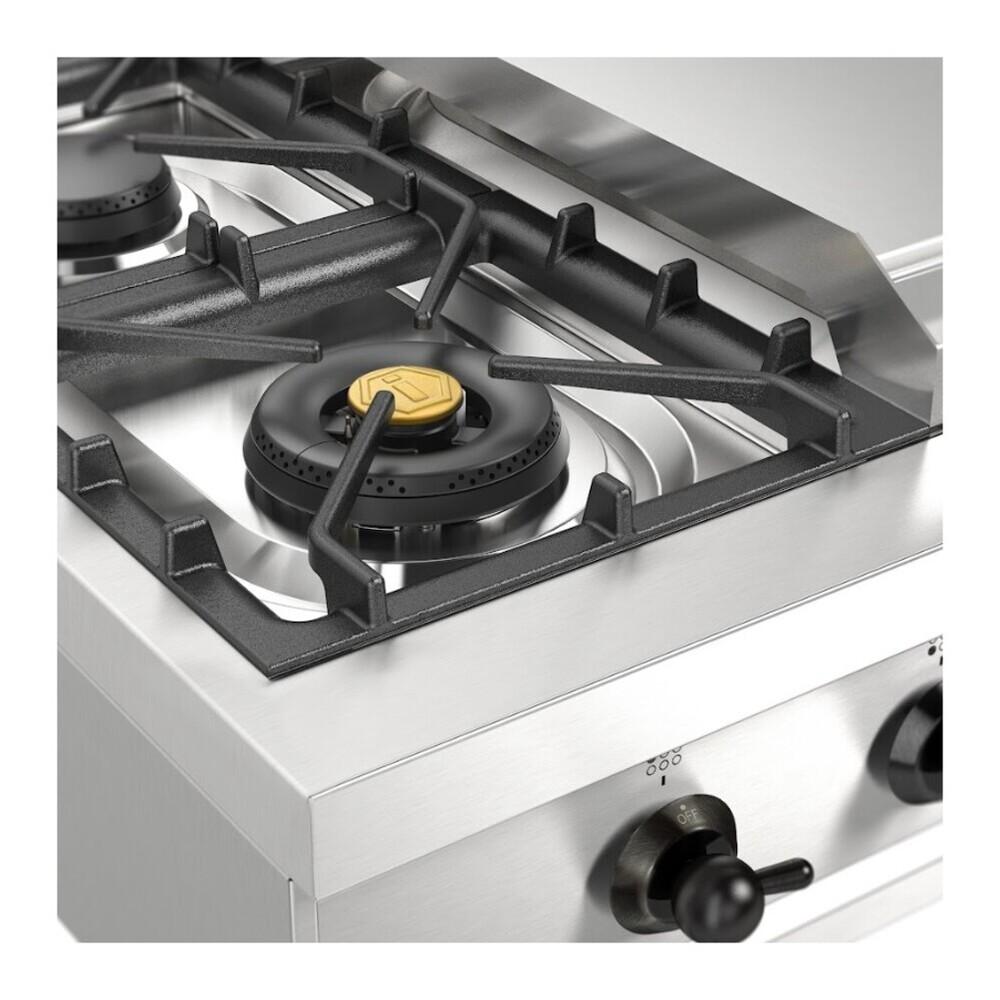 Ilve UHCP36FNSSBLP Ilve Uhcp36Fnssblp Nostalgie Ii 36 Inch Built-In Gas Rangetop With 6 Burners And Griddle, In Stainless Steel (Liquid Propane, Burnished)
