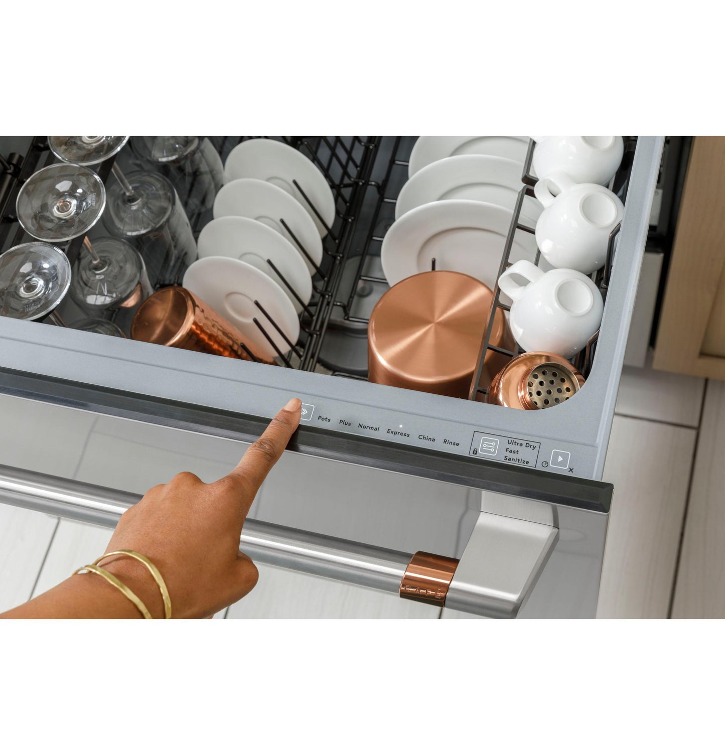 Cafe CDD220P2WS1 Café&#8482; Energy Star Smart Single Drawer Dishwasher