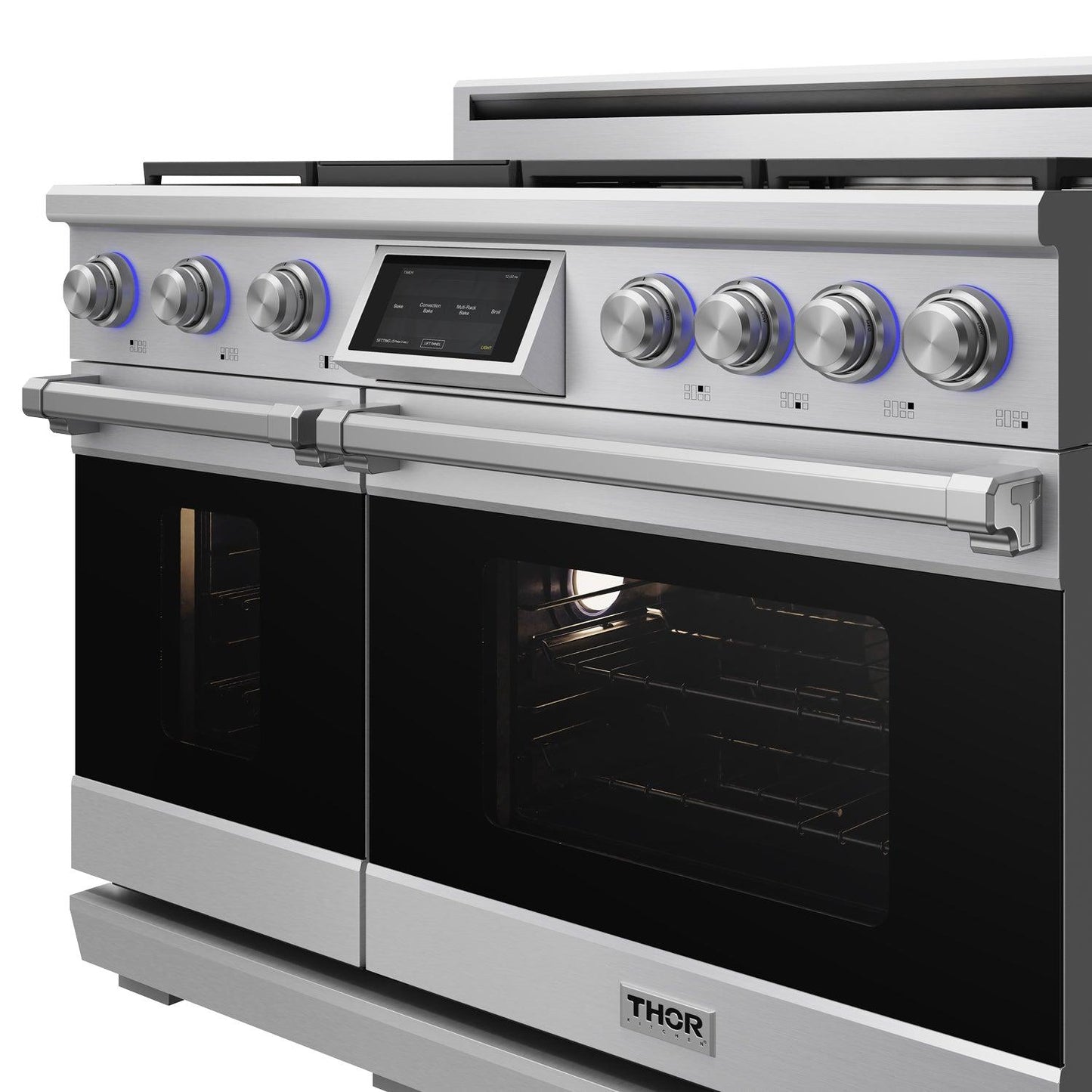 Thor Kitchen XRD48ELP 48 Inch X Series Professional Freestanding Dual Fuel Range Liquid Propane