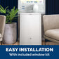 Ge Appliances APLS10WWF Ge® 10,000 Btu Class Smart Portable Air Conditioner For Medium Rooms Up To 450 Sq Ft. (10,400 Btu Doe)