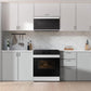 Samsung NSE6DB830012 Bespoke 6.3 Cu. Ft. Smart Slide-In Electric Range With Air Fry & Precision Knobs In White Glass