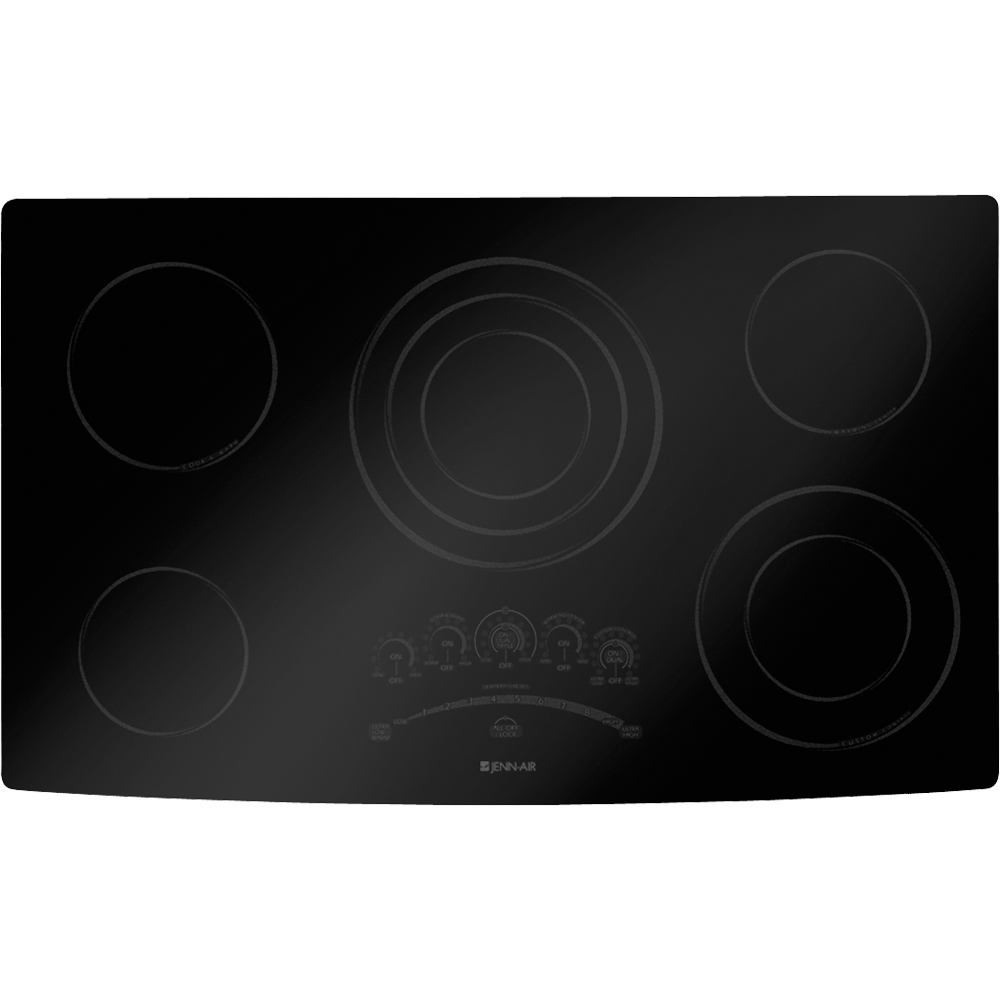 Jennair JEC0536ADB 36" Electric Radiant Cooktop With Electronic Touch Control Cooktops Jenn-Air