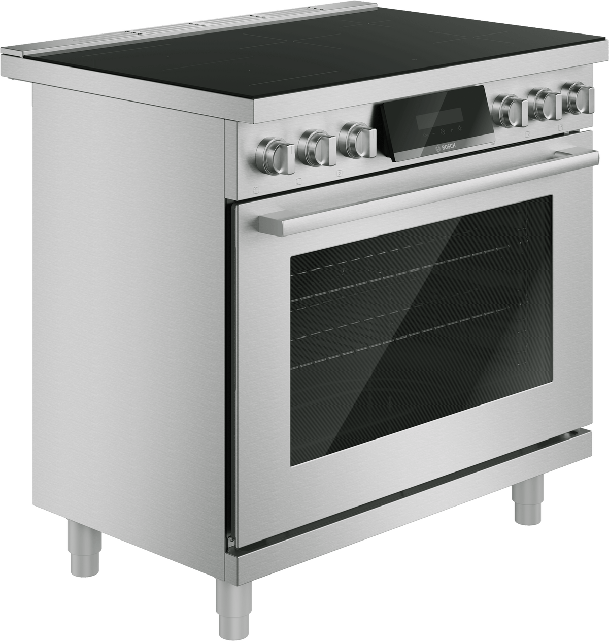 Bosch HIS8657U 800 Series, Induction Freestanding Range Cooker, 36'', Stainless Steel