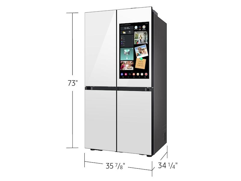 Samsung RF29DB990012AA Bespoke 4-Door Flex&#8482; Refrigerator (29 Cu. Ft.) With Ai Family Hub+&#8482; And Ai Vision Inside&#8482; In White Glass