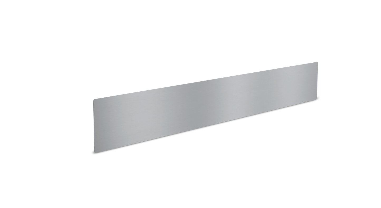 Miele KTK3030 Stainless-Steel Toe-Kick Panel - For High-Quality Paneling Of Bases On Kfmc 3Xxx Models.