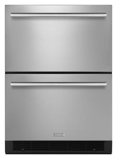 Jennair JUD248RCRS 24" Euro-Style Double Refrigerator Drawers
