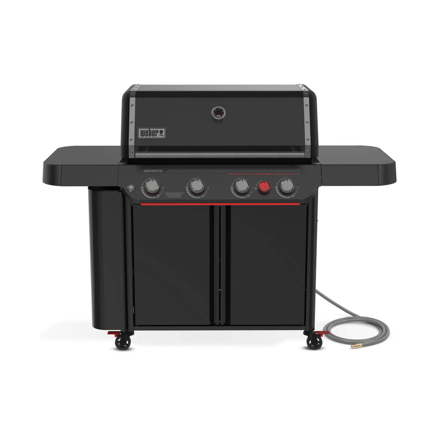 Weber 1501831 Genesis® E-430 Gas Grill Stealth® Edition (Natural Gas) - Matte Black