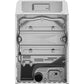 Ge Appliances ETD48EASWWB Ge® 7.2 Cu. Ft. Capacity Electric Dryer With Spanish Panel And Up To 120 Ft. Venting​