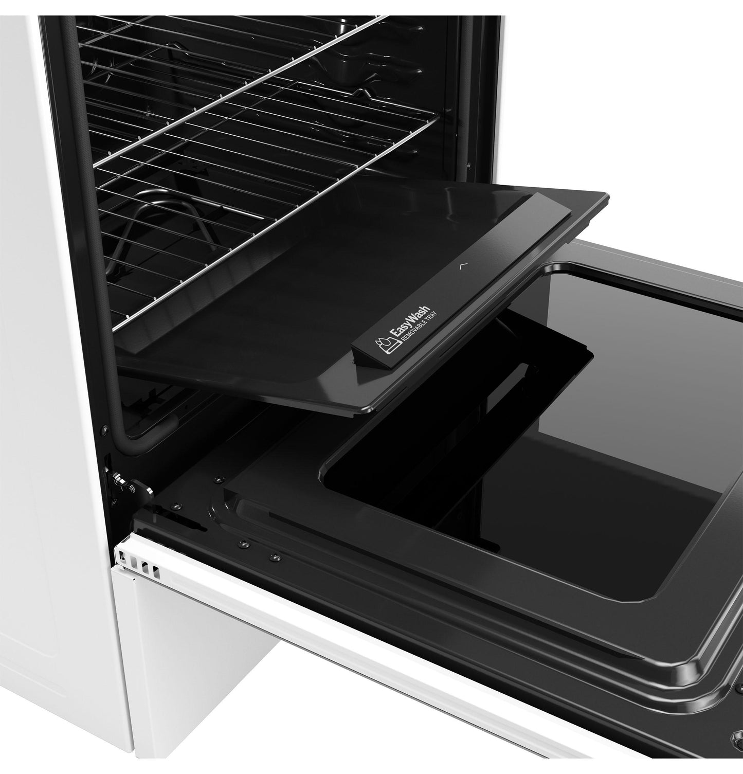 Ge Appliances GRF600AVWW Ge® 30" Free-Standing Electric Convection Range With No Preheat Air Fry And Easywash&#8482; Oven Tray