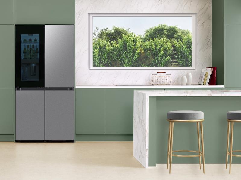 Samsung RF29DB9750QLAA Bespoke 4-Door Flex&#8482; Refrigerator (29 Cu. Ft.) With Beverage Zone&#8482; And Auto Open Door In Stainless Steel