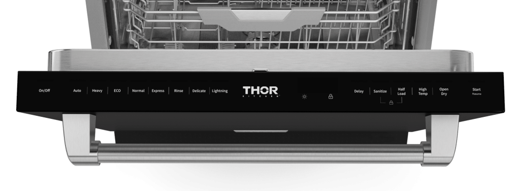 Thor Kitchen DW24X8BA00SS 24 Inch Dishwasher Stainless Matte Black/Stainless Steel Gordon Ramsay Series - Dw24X8Ba00-Ss