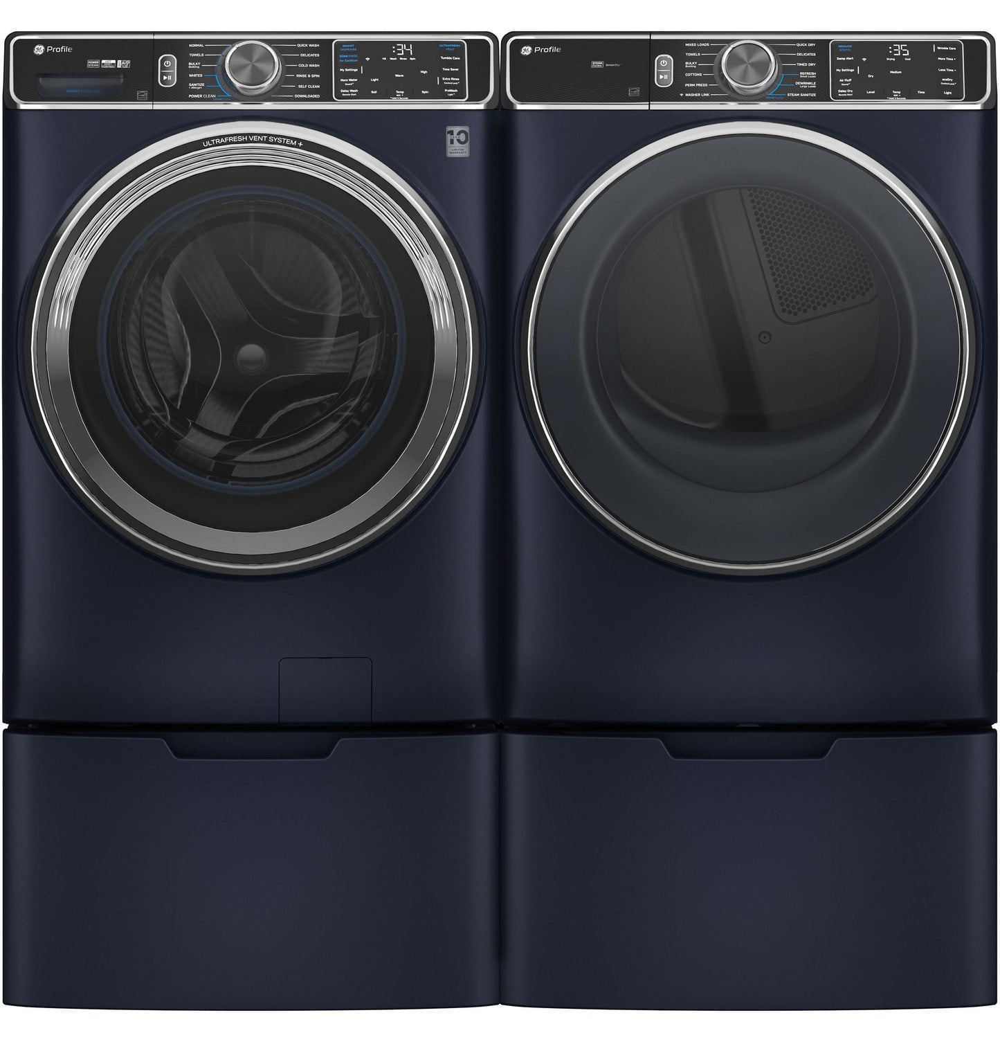 Ge Appliances PFW870SPVRS Ge Profile&#8482; 5.3 Cu. Ft. Capacity Smart Front Load Energy Star® Washer With Ultrafresh&#8482; Vent System+ With Odorblock&#8482;