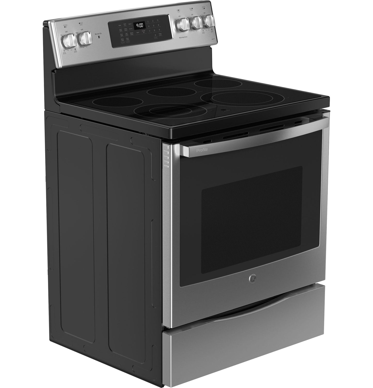 Ge Appliances PB900YVFS Ge Profile&#8482; 30" Smart Free-Standing Electric Convection Fingerprint Resistant Range With No Preheat Air Fry